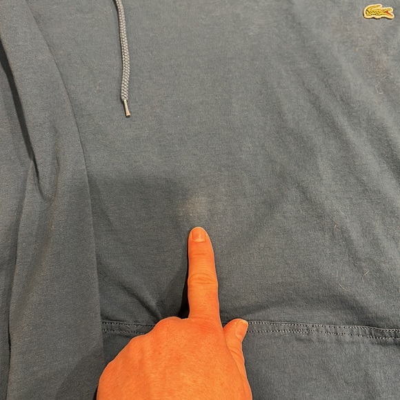 LaCoste Long Sleeved Hoodie Tshirt - Picture 4 of 7